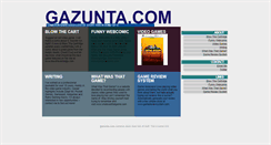 Desktop Screenshot of gazunta.com