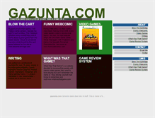 Tablet Screenshot of gazunta.com